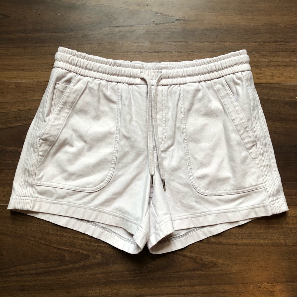 Athleta Farrallon Short Khaki Beige Drawstring